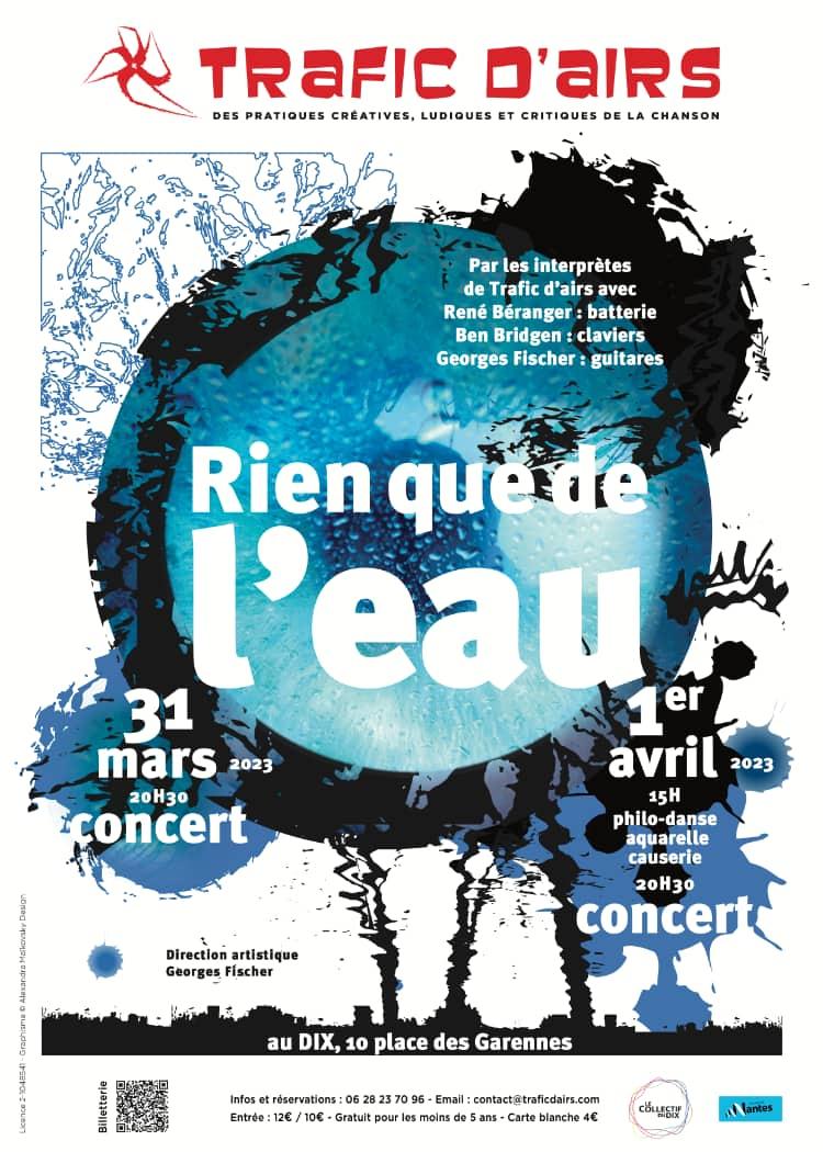 Affiche rien que de l eau 2023 750x1050